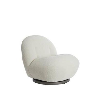 Light & Living Draaifauteuil 'Gumaca' Bouclé, kleur Crème