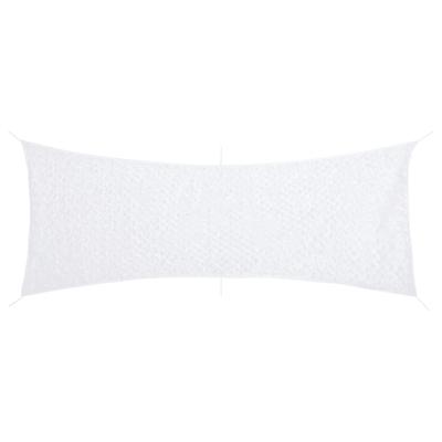 VidaXL Camouflagenet met opbergzak 412x144 cm wit