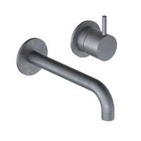 Hotbath Cobber afbouwdeel inbouw wastafelmengkraan met 18 cm uitloop verouderd ijzer CB005EXT18AI - thumbnail