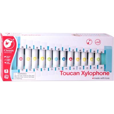 Classic World world houten xylofoon toucan, 3dlg.