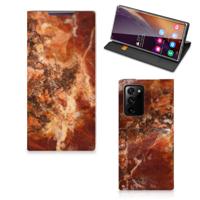 Samsung Galaxy Note 20 Ultra | Standcase | Marmer Bruin - thumbnail