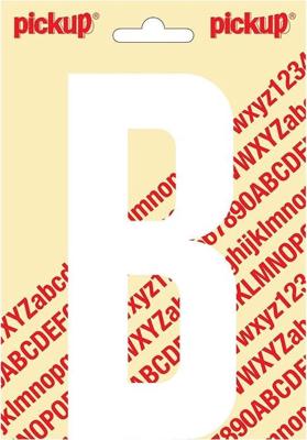 Plakletter Nobel Sticker letter B wit Pickup - Pickup