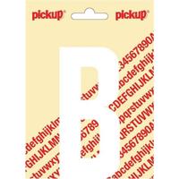 Plakletter Nobel Sticker witte letter B wit Pickup - Pickup - thumbnail