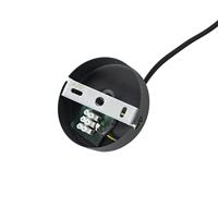 QAZQA Art Deco hanglamp zwart met smoke glas - Flore - thumbnail