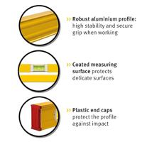 Stabila PRO SET 80 AS Waterpas set | 120 cm | 60 cm | 30 cm - 19714 - thumbnail