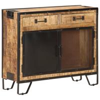 VidaXL Dressoir 80x31x71 cm massief ruw mangohout - thumbnail