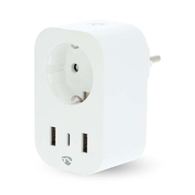Nedis Smartlife slimme stekker - met usb-a en usb-c