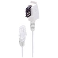 Shiverpeaks DSL Aansluitkabel [1x Telefoonstekker Duitsland (TAE-F) - 1x RJ45-stekker 8p2c] 20 m Wit - thumbnail