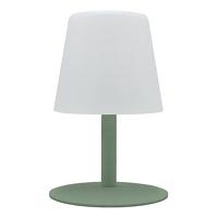 Lampada da tavolo senza fili - LUMISKY - STANDY MINI Oliva - H25 cm - Base in acciaio verde oliva - Bianco caldo e LED bianco - thumbnail