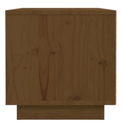 Nachtkastjes 2 st 40x34x55 cm massief grenenhout honingbruin