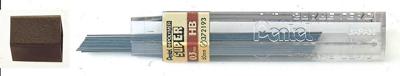 Pentel potloodstiften, 0,3 mm, HB, etui van 12 stuks