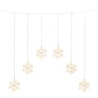 Kerstgordijn voor buiten - Warm wit - 48 LED&apos;s - Lengte : 0,9 m - thumbnail