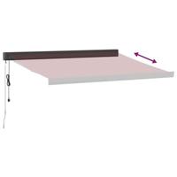 Luifel automatisch uittrekbaar 350x250 cm bordeauxrood - thumbnail