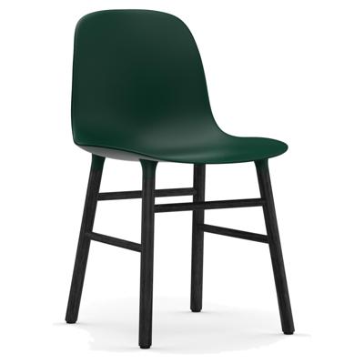 Normann Copenhagen Form eetkamerstoel Green vierpoot zwart eikenhout