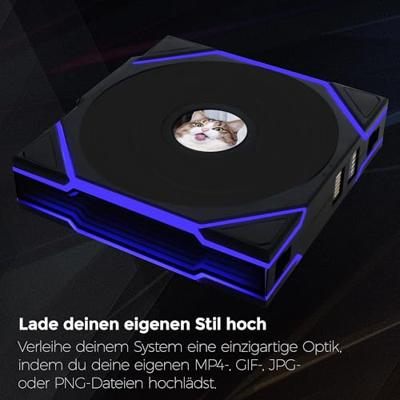 Lian Li UNI FAN TL Wireless LCD 120mm Black