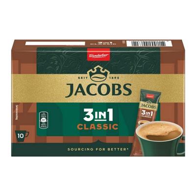 Jacobs - Classic 3in1 Sticks Oploskoffie - 10 sticks
