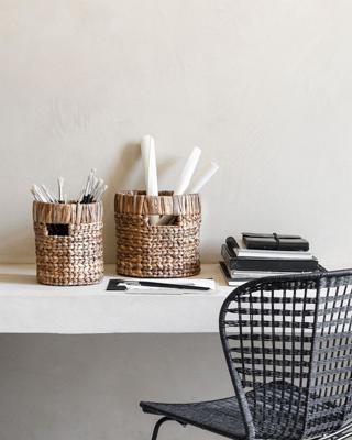 MUST Living Mand 'Organize' Waterhyacint, Set van 2 stuks