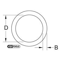 KS Tools 515.1383 5151383 O-ring Aandrijving 3/4 (20 mm) 1 stuk(s) - thumbnail