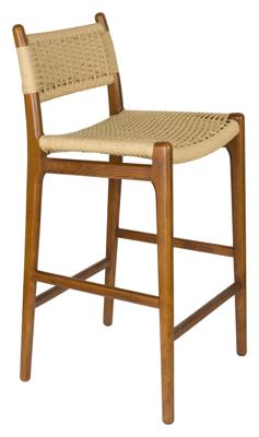 Dutchbone Cecile barkruk H65 Walnut