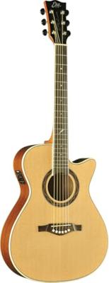 EKO One 018 CW EQ Natural elektrisch-akoestische westerngitaar met 46 mm brede topkam
