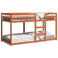 Stapelbed massief grenenhout wasbruin 75x190 cm - thumbnail