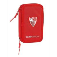 Dubbele etui Sevilla Fútbol Club M854 Rood 12.5 x 19.5 x 4 cm (28 Onderdelen) - thumbnail