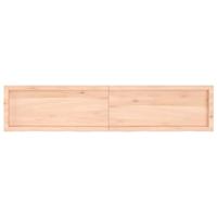VidaXL Wastafelblad 180x40x(2-6) cm onbehandeld massief hout - thumbnail