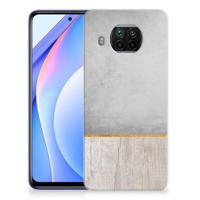 Xiaomi Mi 10T Lite | Bumper Hoesje | Wood Concrete - thumbnail