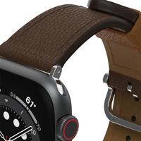 OtterBox Symmetry Cactus Leather horlogeband voor Apple Watch 46mm/45mm/44mm, vervangende duurzame, zachte band voor Apple Watch, Bruin - thumbnail