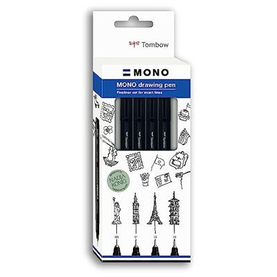 Tombow • mono drawing pen fine set, 4x