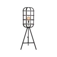 LABEL51 Vloerlamp 'Twine', Metaal, 145cm, kleur Zwart - thumbnail