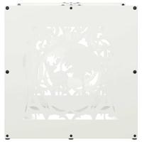 Brandhoutrek 40x40x40 cm koudgewalst staal wit - thumbnail