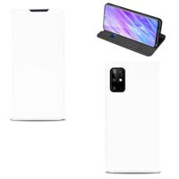 Bookcase Samsung Galaxy S20 Plus Hoesje Wit met Pashouder - thumbnail