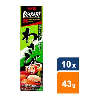S&B - Wasabi Pasta - 10x 43g