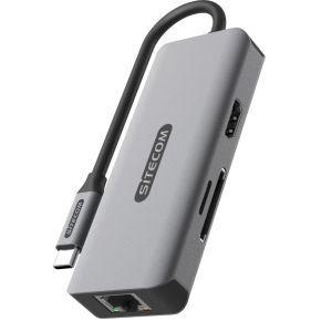 Sitecom 6 in 1 USB-C LAN Multiport Adapter