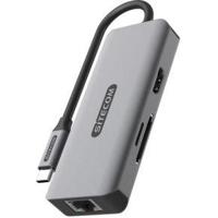 Sitecom 6 in 1 USB-C LAN Multiport Adapter - thumbnail