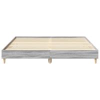 Bedframe zonder matras 160x200 cm spaanplaat grijs Sonoma - thumbnail
