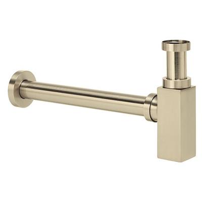 Wiesbaden Star sifon vierkant 5/4" x 32 mm geborsteld staal