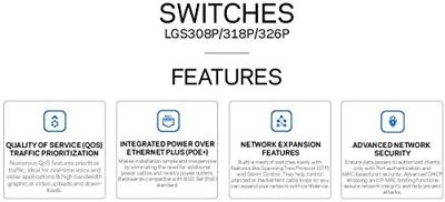 Linksys 26-poorts Smart PoE+ - switch (LGS326P) Linksys 26-poorts Smart PoE+ - switch (LGS326P)