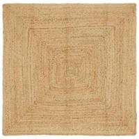 Tapijt Beige 120 x 120 cm Jute - thumbnail