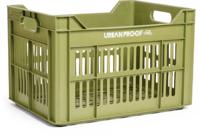 UrbanProof Urban proof fietskrat recycled kunststof 30l olijfgroen 40x30x25 cm - thumbnail