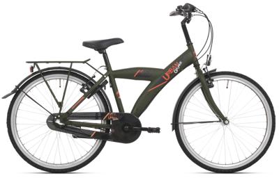 Bikefun Kinderfiets 24" bike fun urban - mat groen