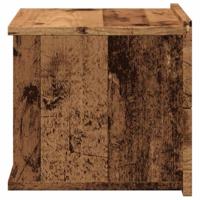 Nachtkastjes 2 st wandgemonteerd 40x32x30 cm oud houtkleurig - thumbnail