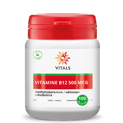 Vitals Vitamine B12 500mcg Zuigtabletten