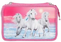 Miss Melody - Triple Pencil Case - Glitter Pink (410110) - thumbnail