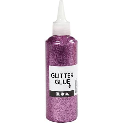 Creativ Company Glitterlijm paars, 118ml