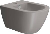 Ben Segno Wandbidet Compact Verdekte Ophanging 50x36 cm Beton grijs Xtra Glaze - thumbnail