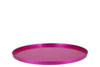 Dienblad fuchsia metaal 46X2CM - thumbnail