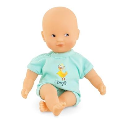 Corolle mini bad babypop - blauw, 20cm Corolle mini bad babypop - blauw, 20cm