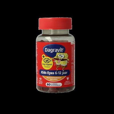 Dagravit Oogsupport Kids Eyes 6-12 Jaar Multivitaminen met Luteïne Gummies